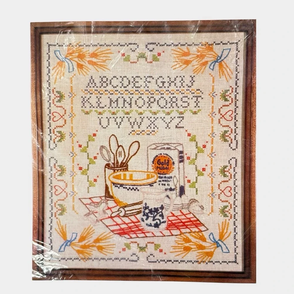 Create Your Own Cross Stitch Kit Unisex OS Tan New Gold Medal Sampler 48221